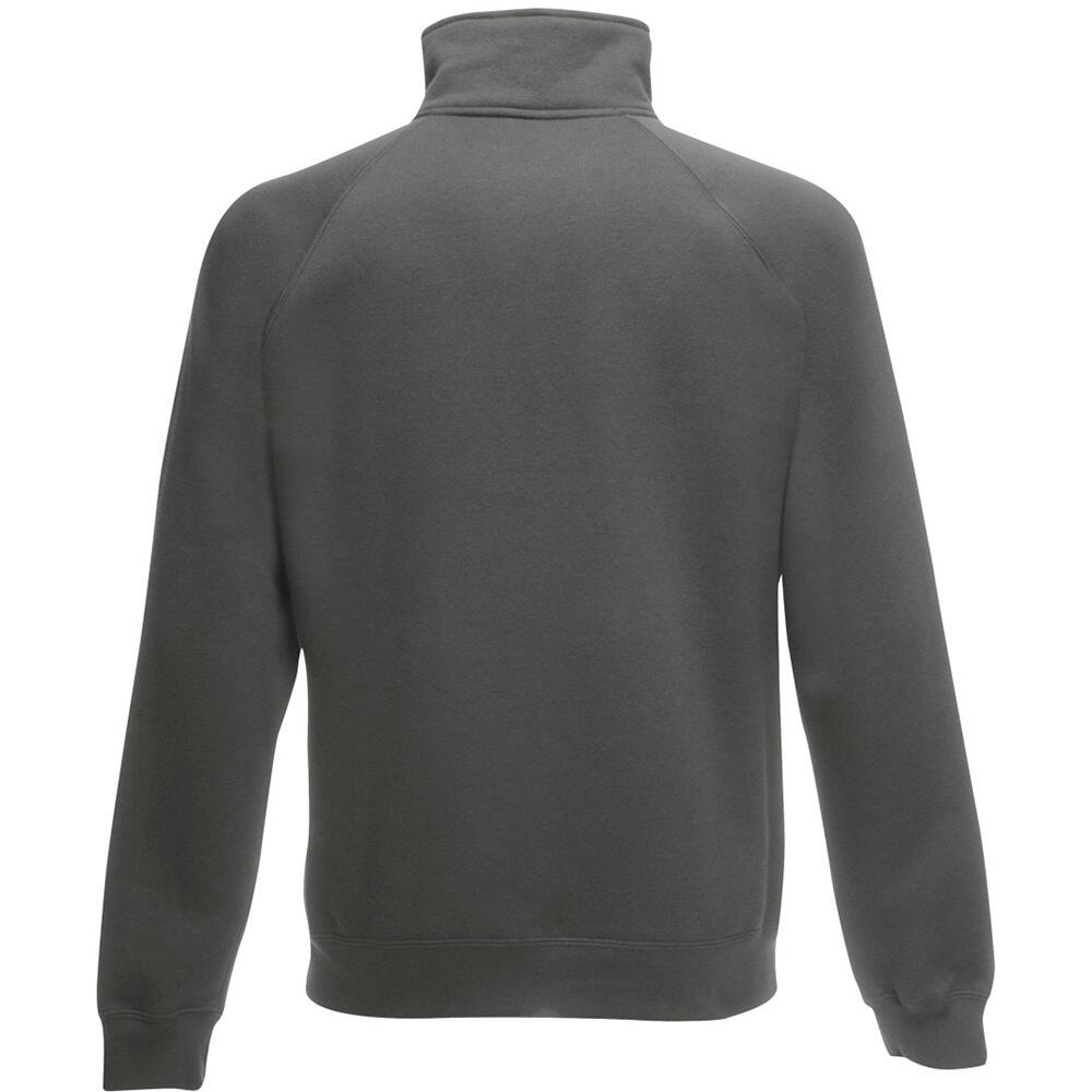 Sweatshirt À Fermeture Zippée Homme (Gris) 2/2
