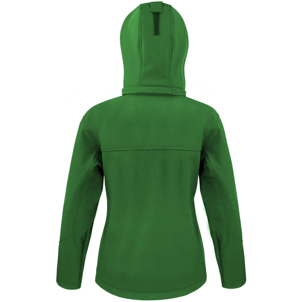 Core Lite SoftshellJacke mit Kapuze Damen Grün/Schwarz 2/3