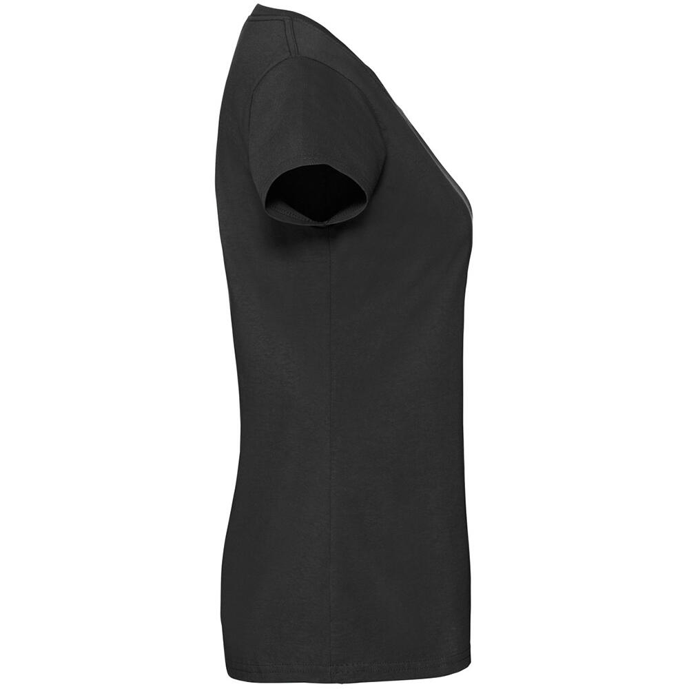 Premium TShirt Damen Tiefschwarz 3/3