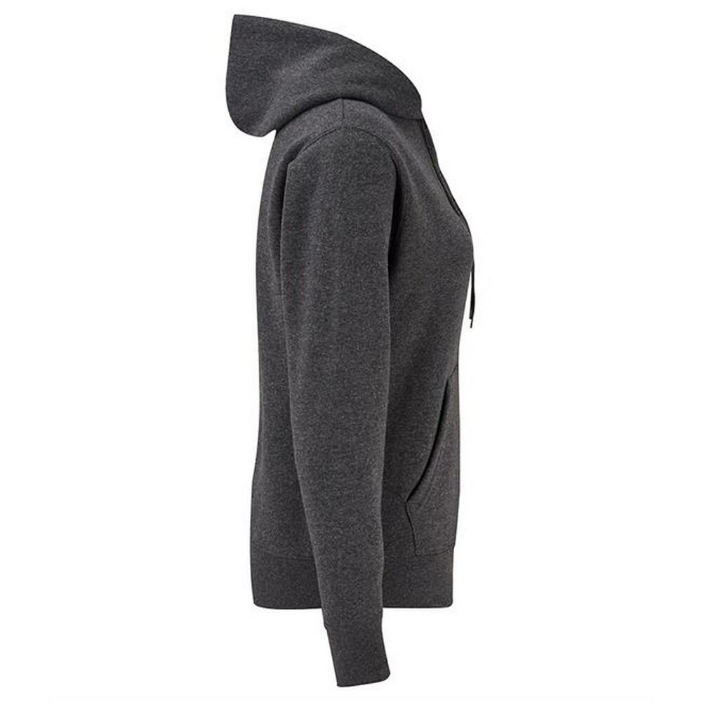 Lady Fit Pullover mit Kapuze Damen Dunkelgrau meliert 2/2