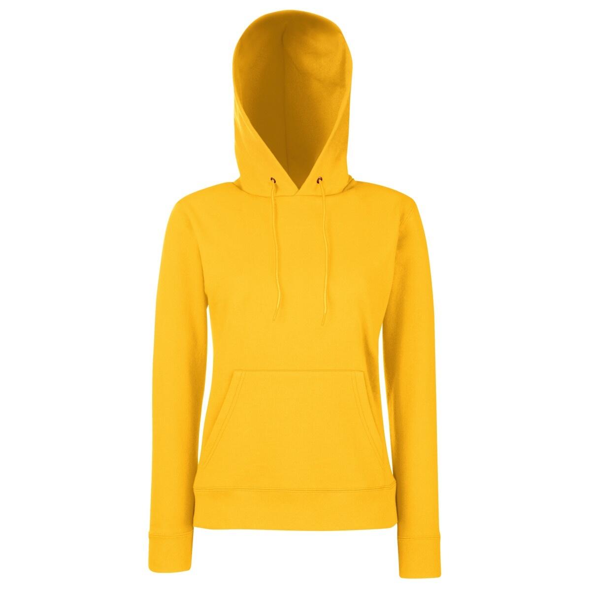 Lady Fit Pullover mit Kapuze Damen Sonnenblumengelb 3/3