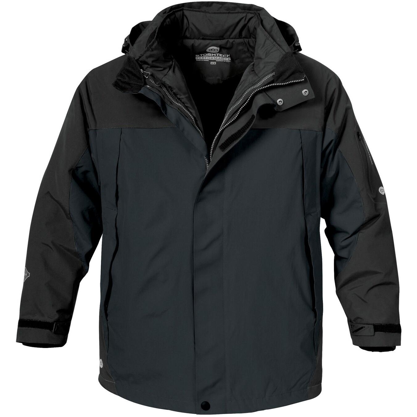 Mens Fusion 5 In 1 System Parka Hooded Waterproof Breathable