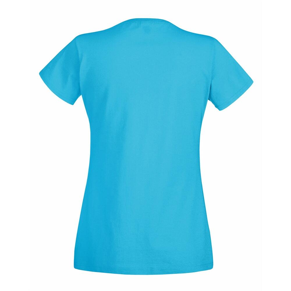 LadyFit TShirt Damen Azurblau 2/2