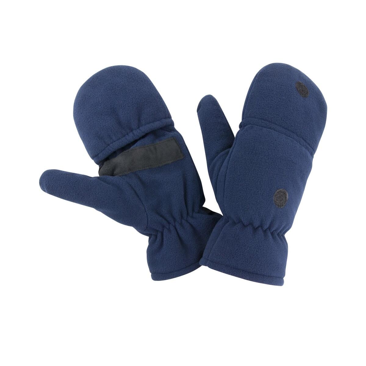 Unisex Winter Essentials Palmgrip GloveMitt (Navy Blue) 2/3