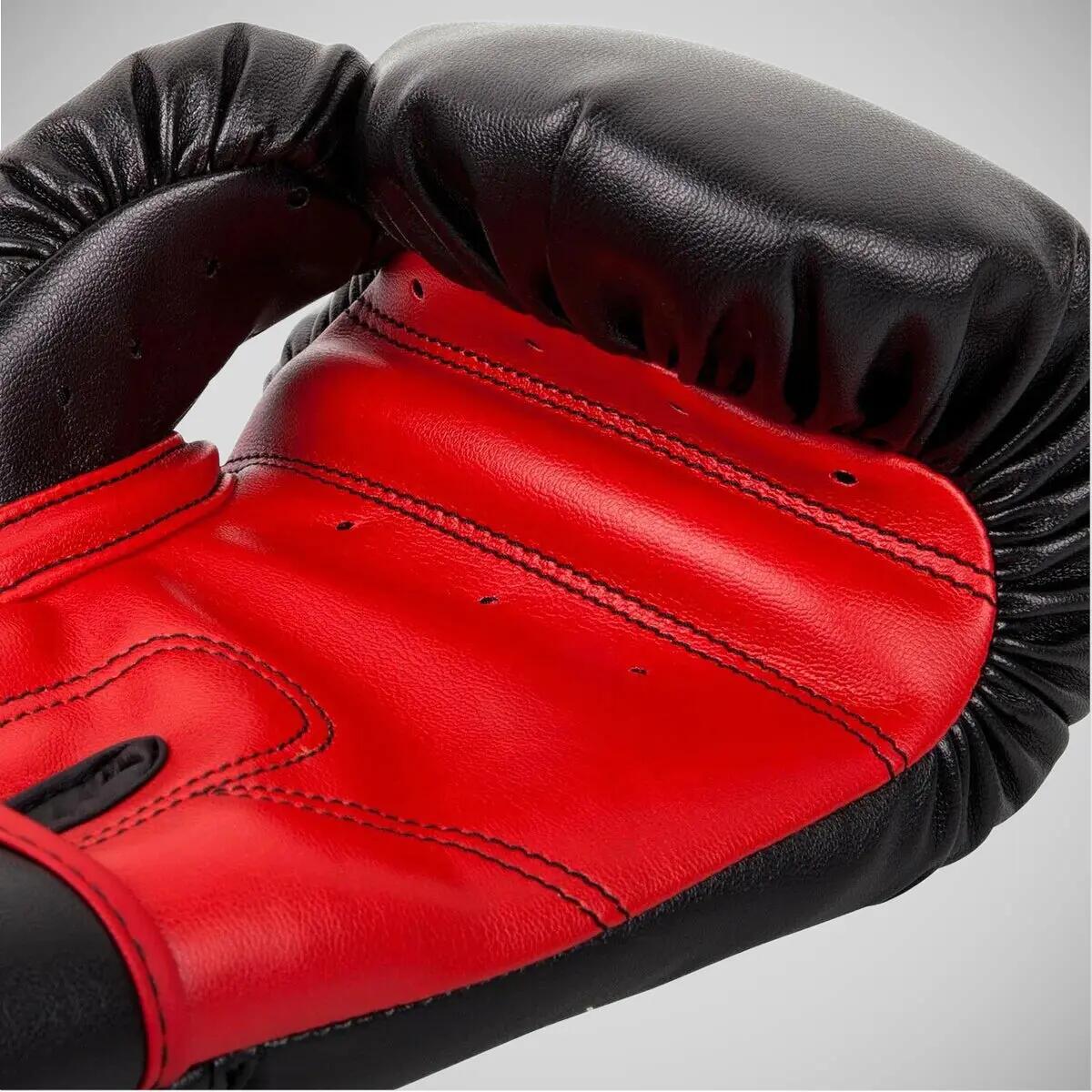 Guantes de boxeo Venum Contender para niños, color negro/rojo, 170 g 5/6