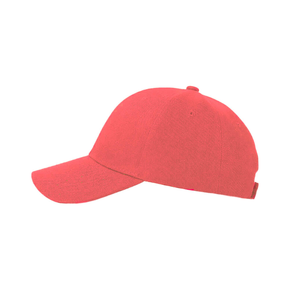 Unisex Plain Baseball Cap (Pack of 2) (Red) 2/3
