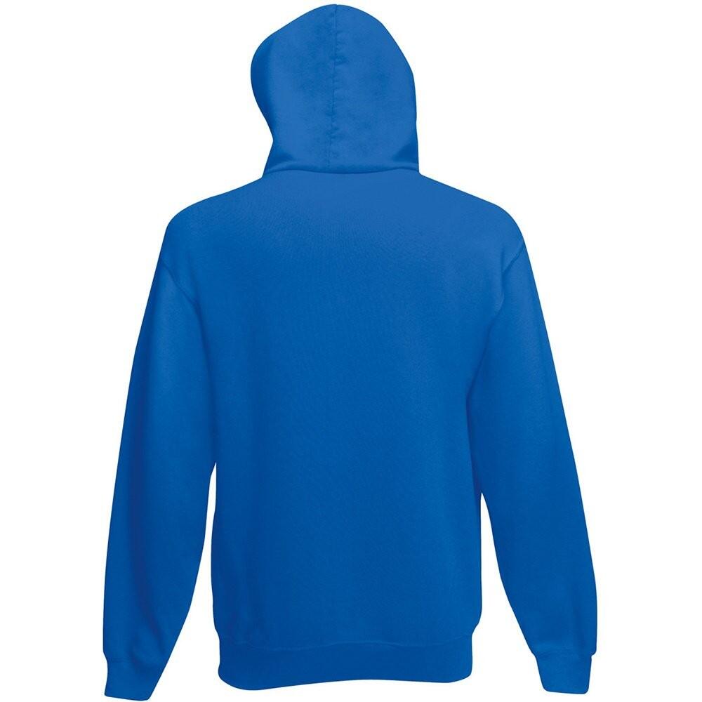 Felpa Con Cappuccio Uomo Fruit Of The Loom Blu Reale 2/2