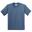TShirt mit Rundhalsausschnitt, kurzärmlig Kinder Indigoblau