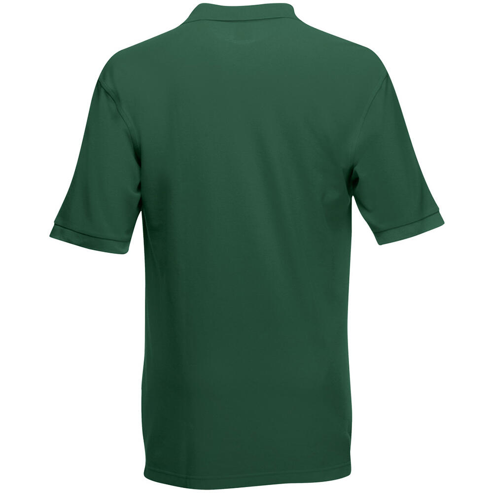 Premium Mens Short Sleeve Polo Shirt (Bottle Green) 2/2