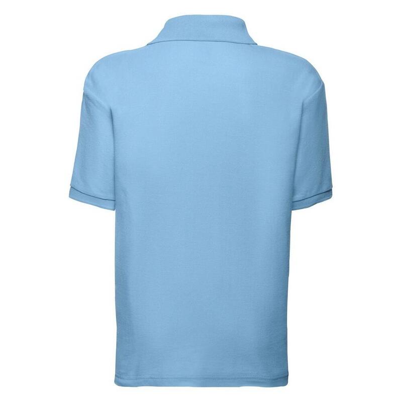 Polo Shirt, Kurzarm (2 StückPackung) Kinder Himmelblau