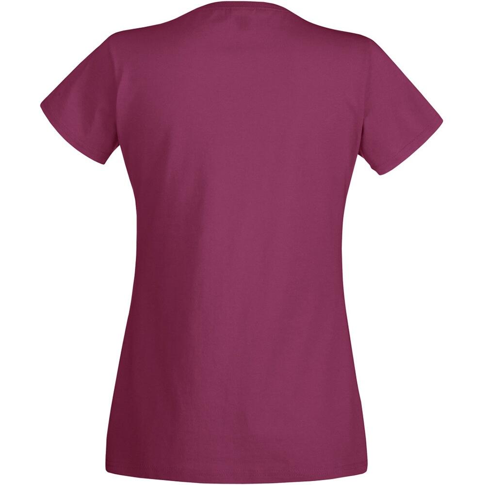LadyFit TShirt Damen Burgunder 2/3