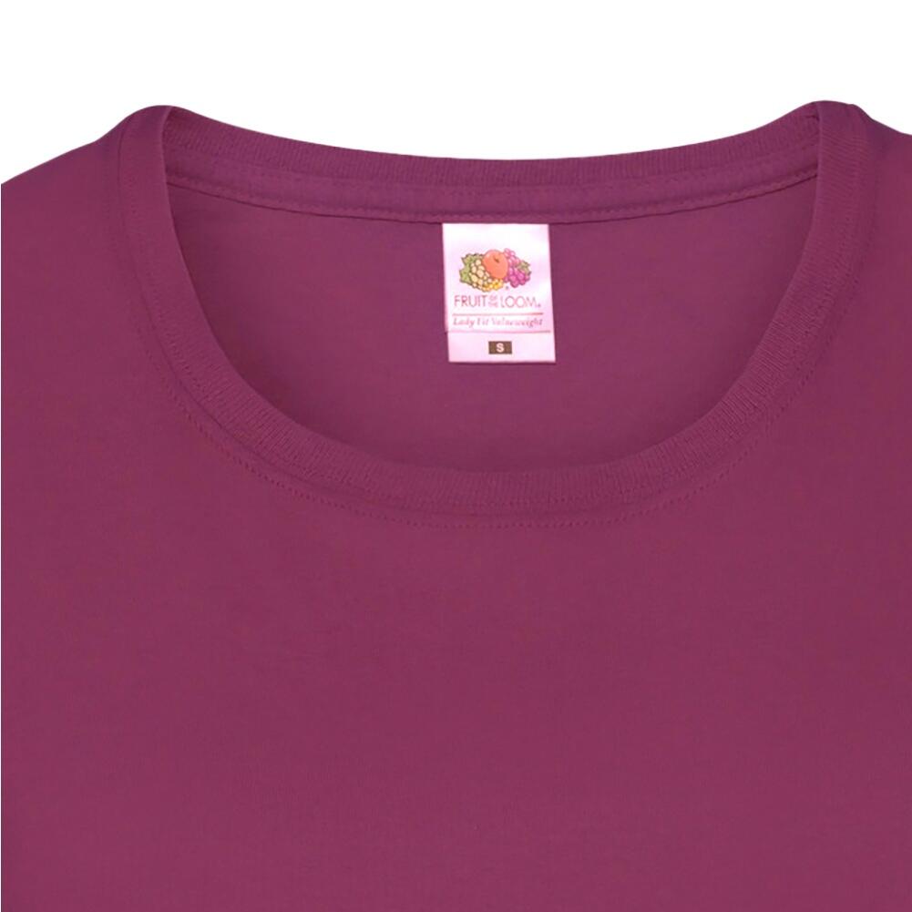 LadyFit TShirt Damen Burgunder 3/3