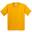 TShirt mit Rundhalsausschnitt, kurzärmlig Kinder Goldgelb