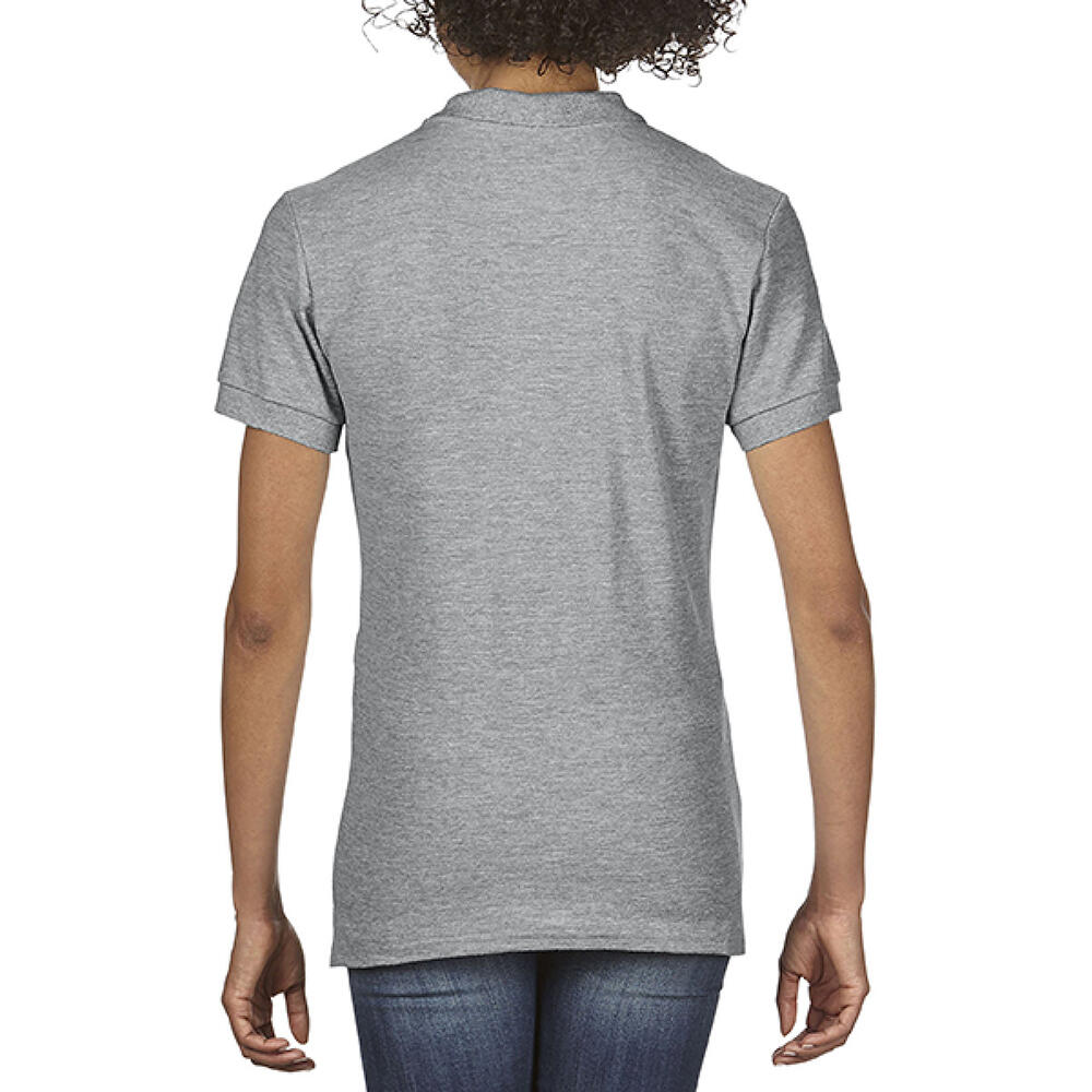 Polo A Manica Corta Donna Gildan Softstyle Grigio 3/3