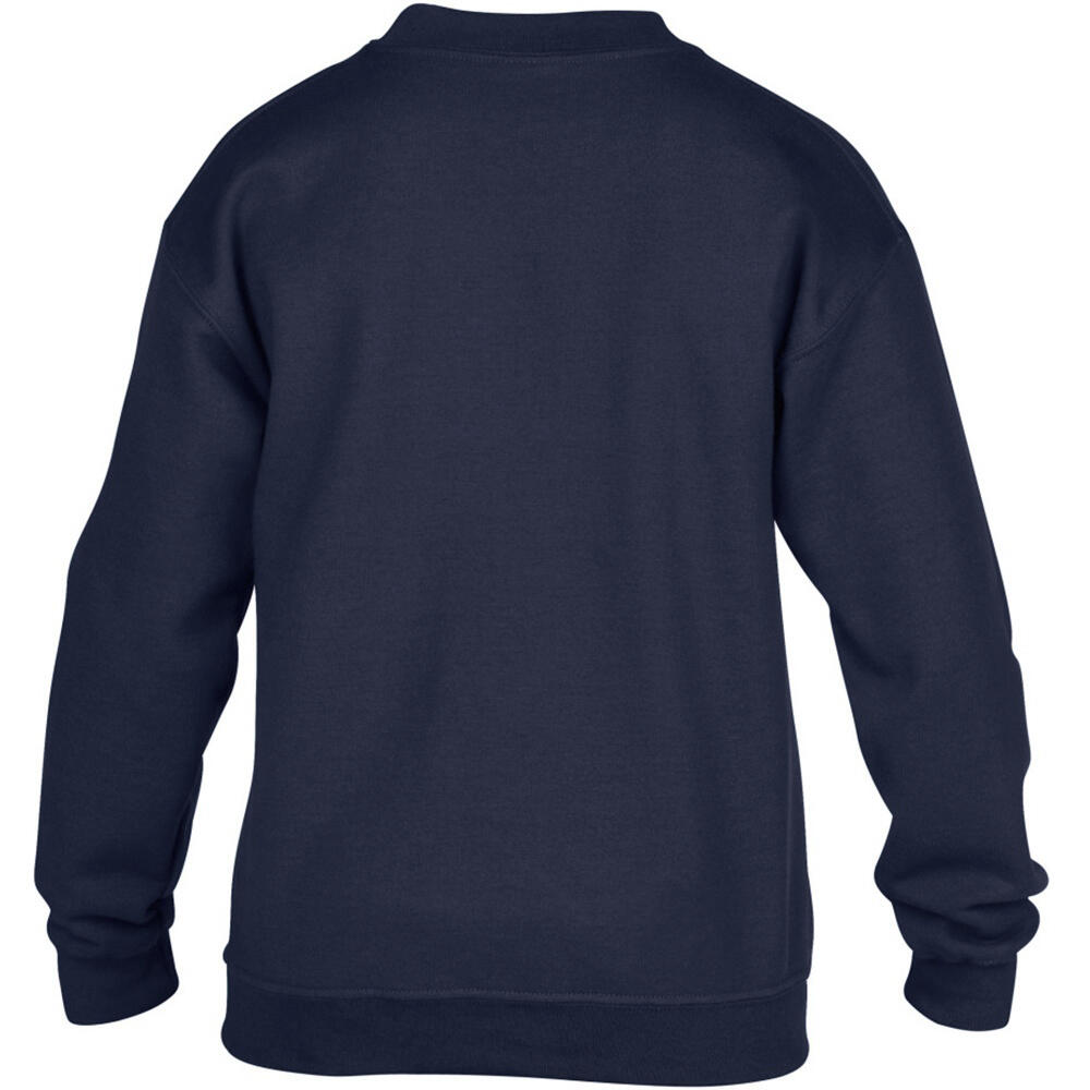 Felpa Invernale Girocollo Bambini Gildan Blu Navy 4/4