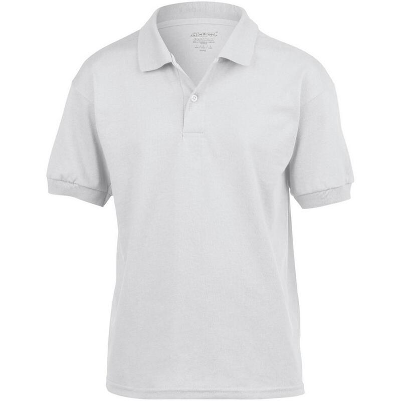 DryBlend PoloShirt (2 StückPackung) Kinder Weiß