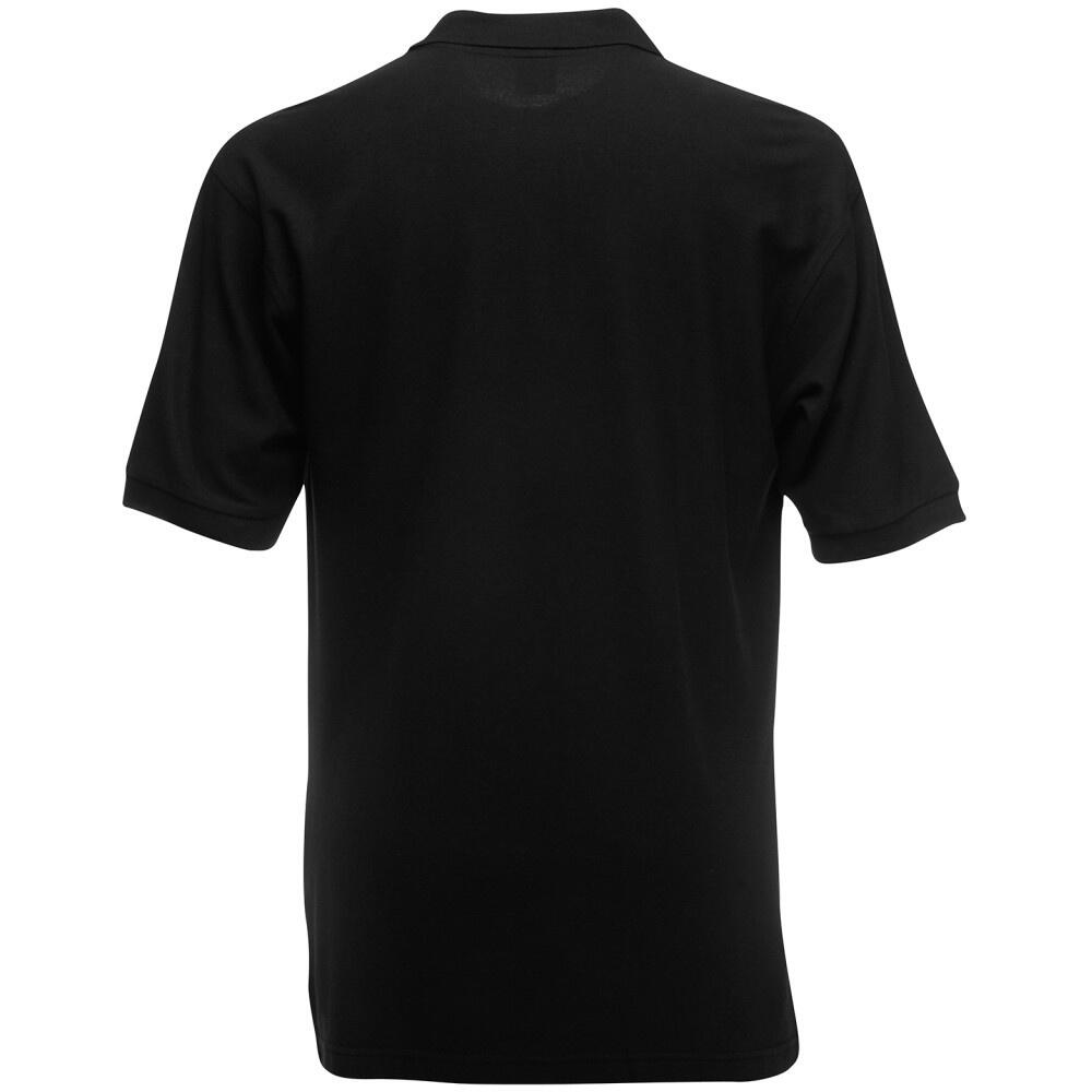 6535 Piqué PoloShirt, Kurzarm Herren Schwarz 2/2