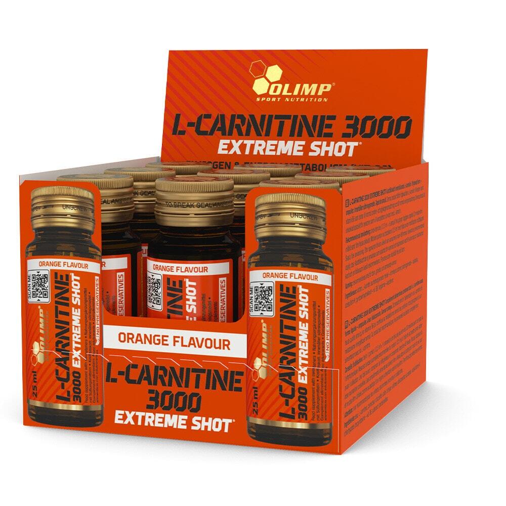OLIMP SPORT L-carnitine - Kan L-carnitine 3000 Extreme Shot (9x25ml) - Oranje