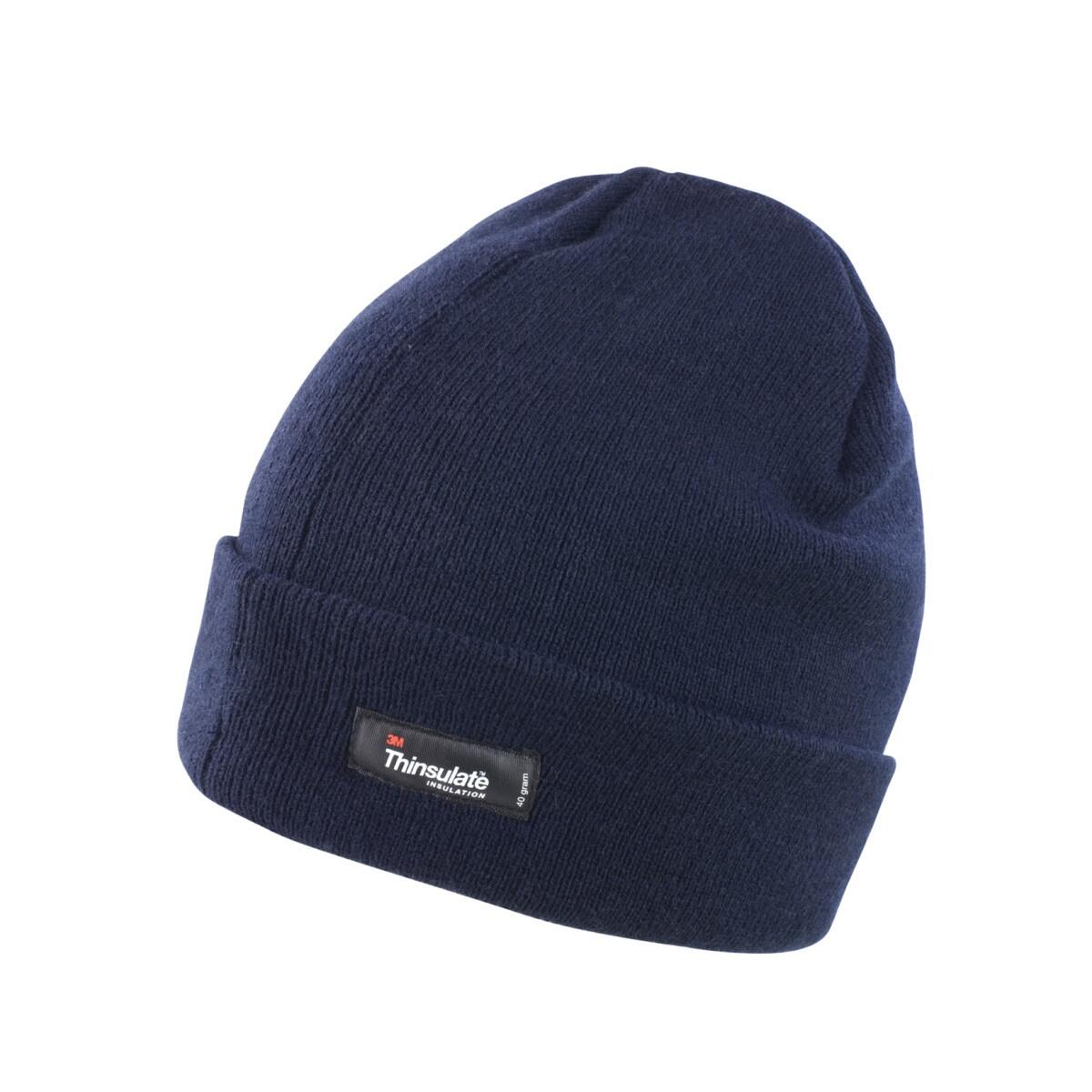 RESULT Unisex Lightweight Thermal Winter Thinsulate Hat (3M 40g) (Navy Blue)