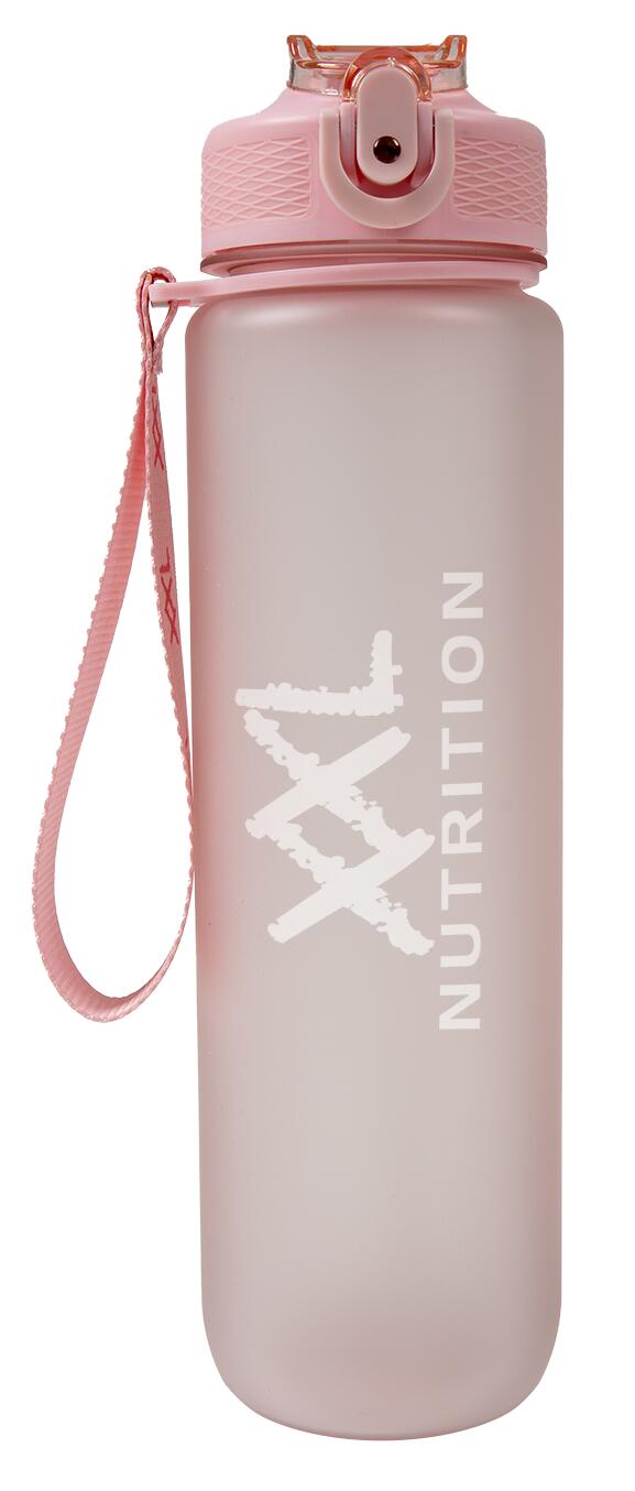 XXL NUTRITION Hydrate Bottle - Waterfles met Drinktuit en Rietje - Roze - 1000ml