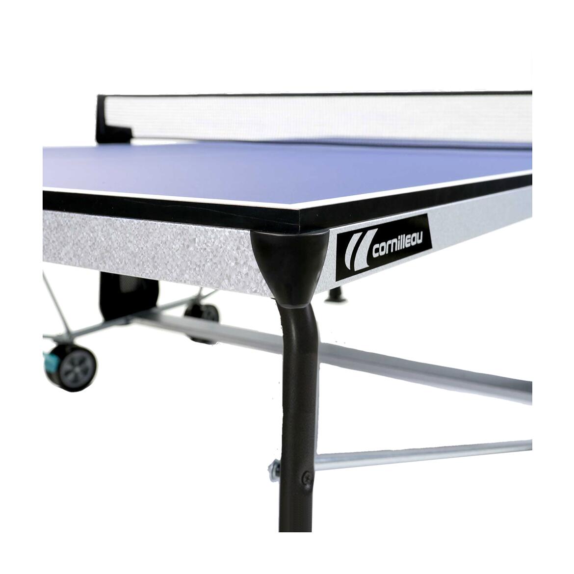 Cornilleau - Table de ping pong d'intérieur 400 Indoor - Bleu 6/7