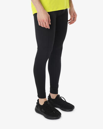 Leggings de fitness synthétiques noirs pour hommes
