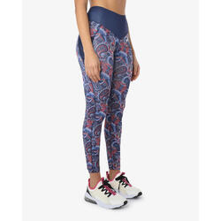 Legging de fitness synthétique bleu pour femme