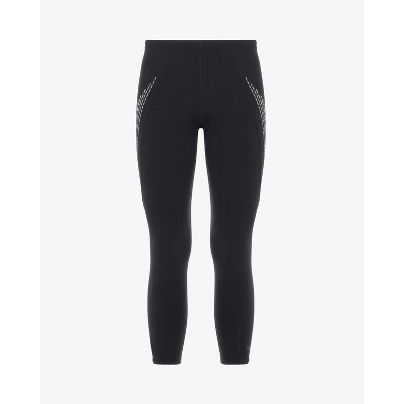 Leggings de fitness synthétiques noirs pour hommes