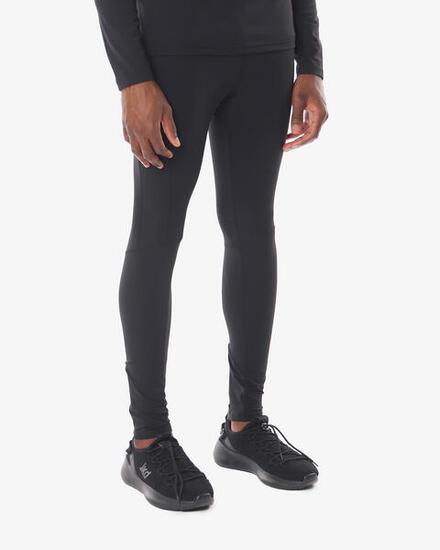 Leggings de fitness synthétiques noirs pour hommes