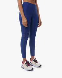 Leggings de fitness synthétiques bleu marine pour femme