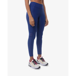 Leggings de fitness synthétiques bleu marine pour femme