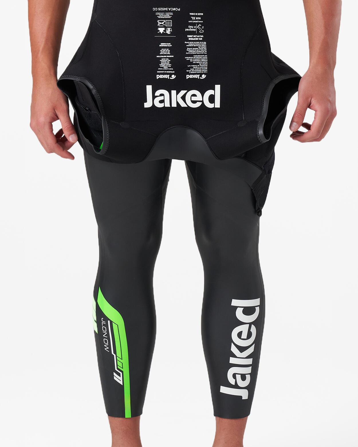 muta nero da uomo e donna in sintetico da nuoto e triathlon