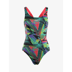 maillot de bain femme vert aqua en mat. natation synthétique