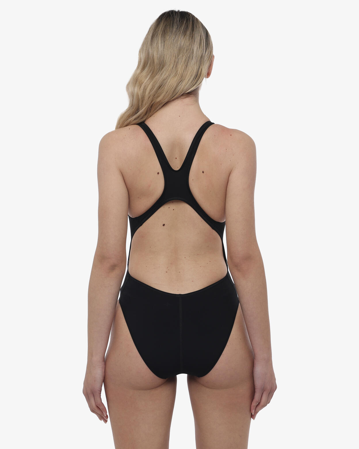 maillot de bain synthétique noir pour femme 2/4