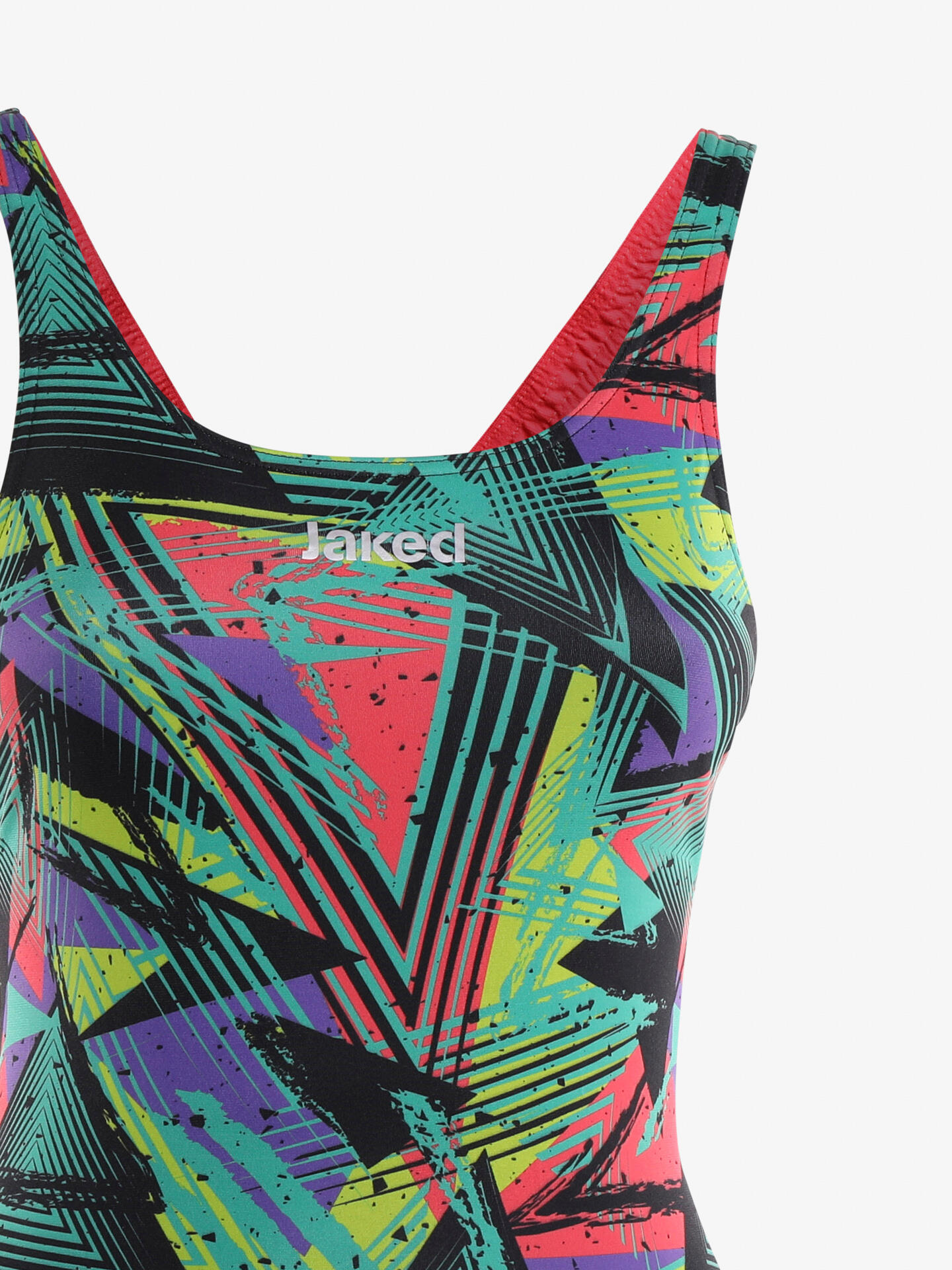 Bañador de mujer color verde agua en color mat. natación sintética 4/6