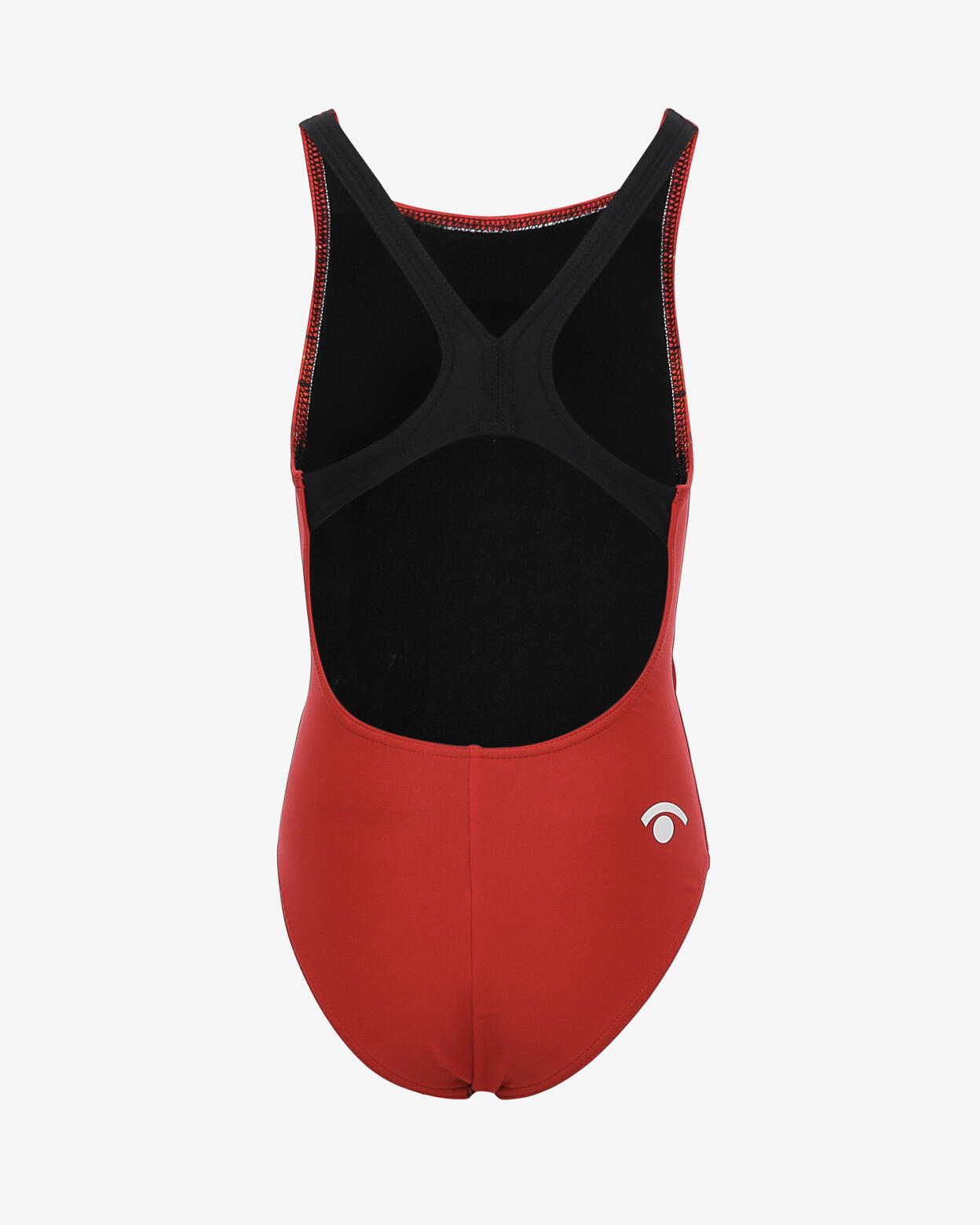 maillot de bain corail pour fille en matière synthétique pour la natation 2/4
