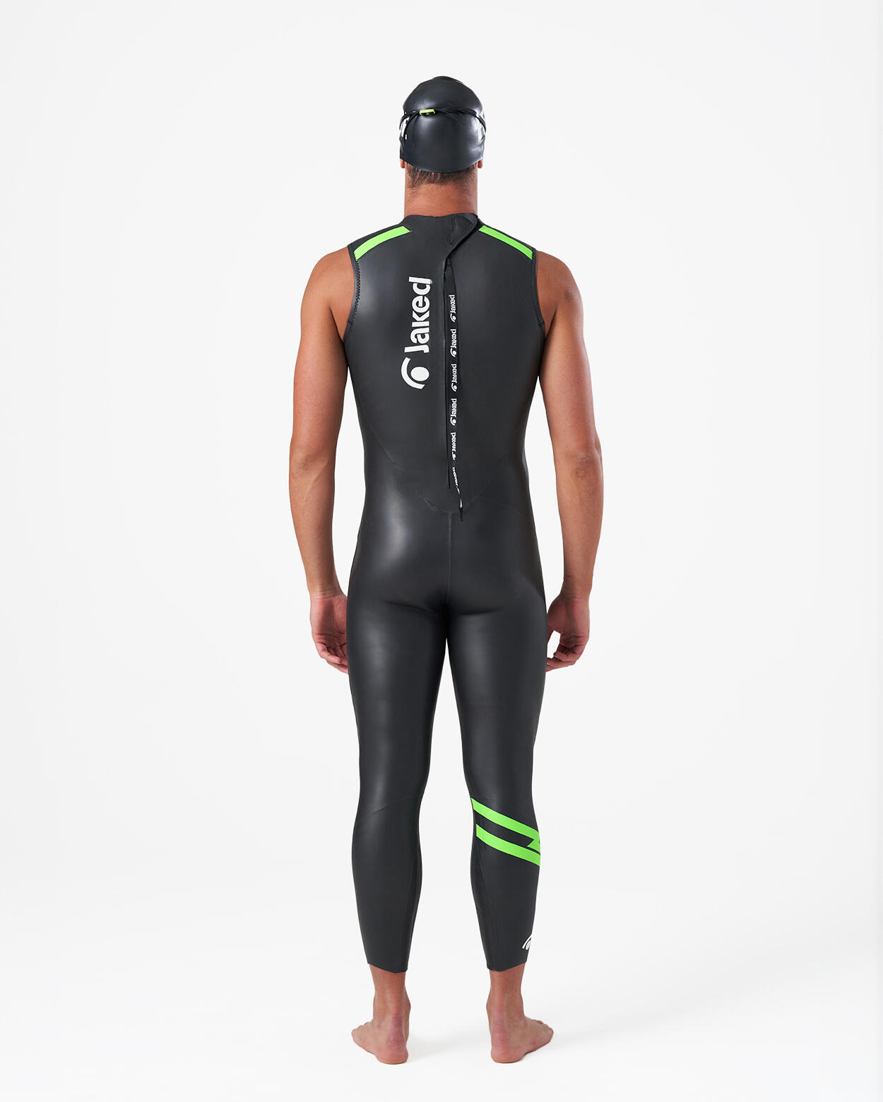 muta nero da uomo e donna in sintetico da nuoto e triathlon