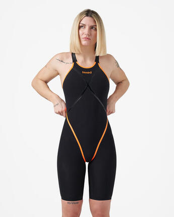 maillot de bain synthétique noir pour femme