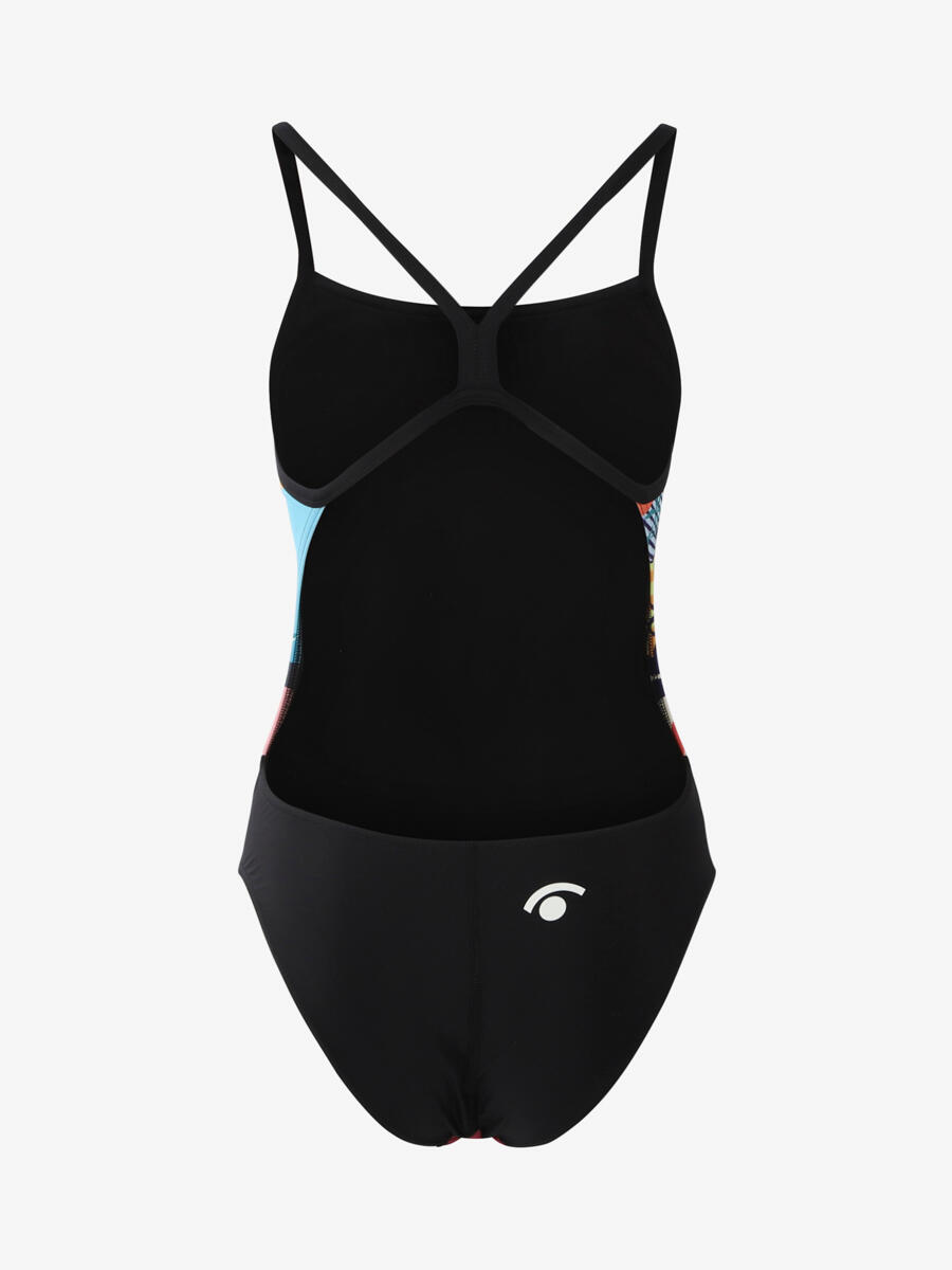 Bañador rosa mate para mujer. natación sintética 2/4
