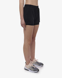 maillot de bain de fitness synthétique noir pour femme