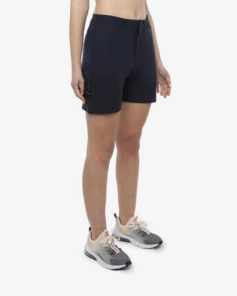 Maillot de bain femme bleu marine en matière synthétique pour le fitness