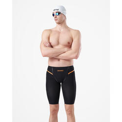 Maillot de bain synthétique noir pour homme