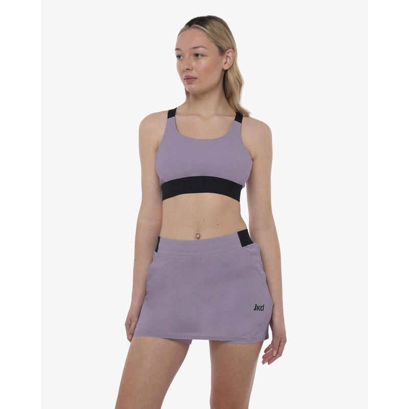 Débardeur de fitness synthétique violet pour femme