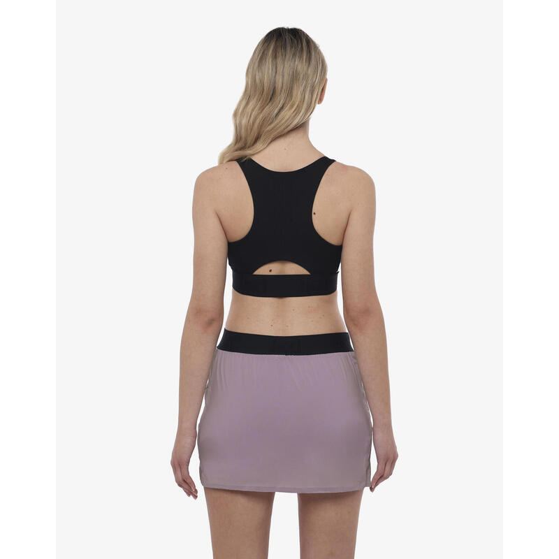 Débardeur de fitness synthétique violet pour femme