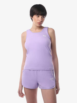 Zwarte synthetische fitness tanktop voor dames