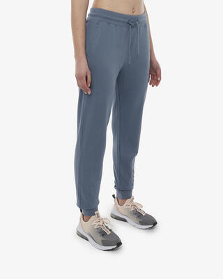 schwarze Fitnesshose aus Baumwolle für Damen