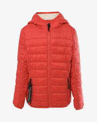 Veste synthétique PE corail et crème pour garçon