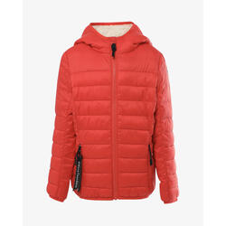 Veste synthétique PE corail et crème pour garçon