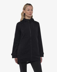Veste de fitness synthétique noire pour femme