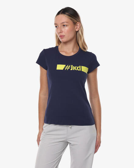 T-shirt océan femme en matière synthétique pour le fitness